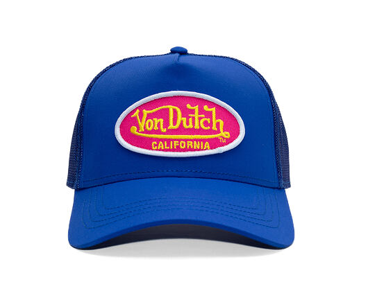Kšiltovka Von Dutch - Trucker - Cali Patch Royal/Pink