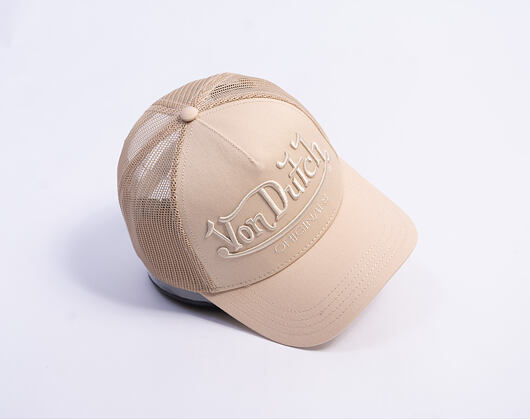 Kšiltovka Von Dutch - Trucker - Originals Logo Beige