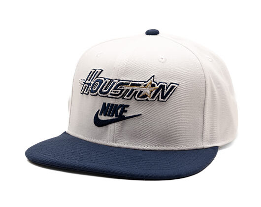 Kšiltovka Nike - Cooperstown Dri-Fit Pro - Houston Astros - White 10A/Midnight Navy 44B