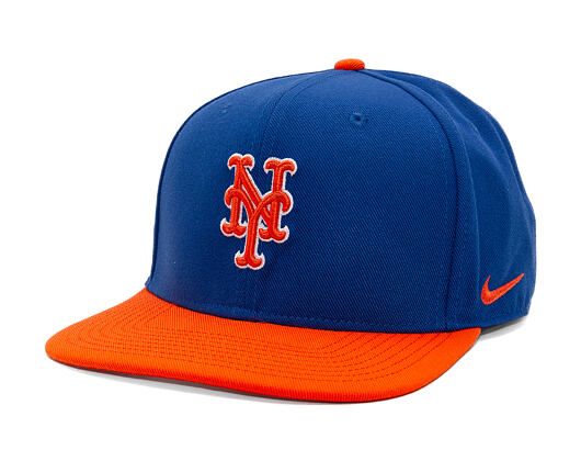 Kšiltovka Nike - Dri-Fit Pro - New York Mets - Rush Blue 4EW/Team Orange 89L