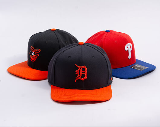 Kšiltovka Nike - Dri-Fit Pro - Detroit Tigers - Pitch Blue 4FA/Team Orange 89L