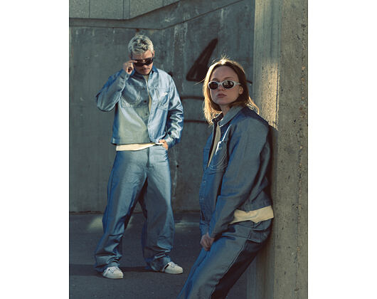Džínová Bunda Karl Kani - Kani Jeans Cropped Silver Denim Jacket
