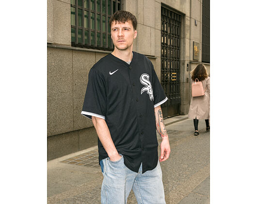 Dres Nike - MLB Replica Alternate 2 Jersey - Chicago White Sox - Black 00A