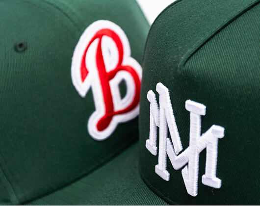 Kšiltovka Mitchell & Ness  - Branded Emerald Slam Pro Pinch Snapback - Green/Orange