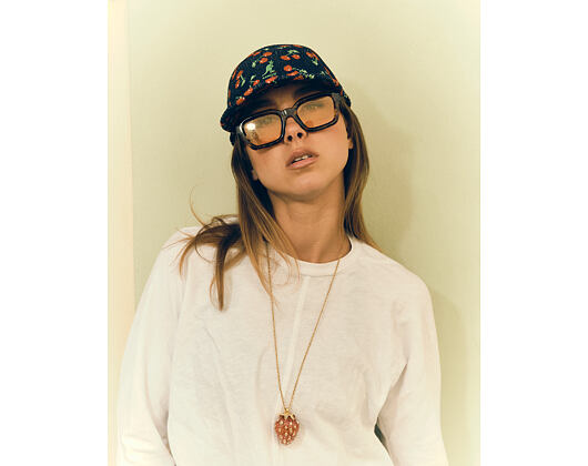 Kšiltovka Kangol - Tropic Cherry Spacecap - Navy