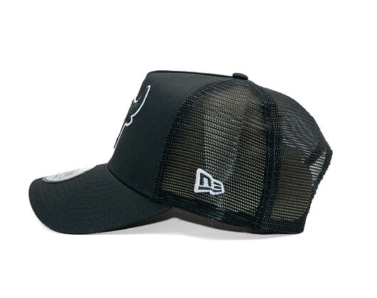 Kšiltovka New Era - NBA Outline 9FORTY A-Frame Trucker - Chicago Bulls - Steel / White