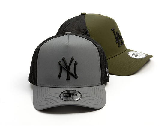 Kšiltovka New Era - MLB Tech Pack 9FORTY A-Frame Trucker - NY Yankees - Steel