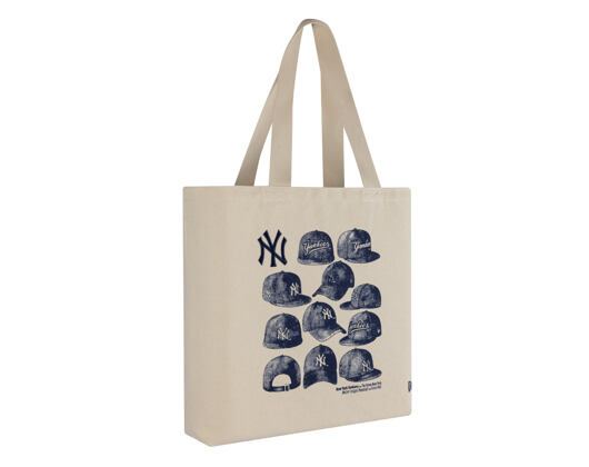 Taška New Era - MLB Graphic Heavy Tote Bag - NY Yankees - Ivory