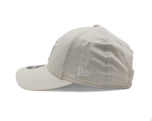 Dětská Kšiltovka New Era - MLB Linen 9FORTY M-CROWN - NY Yankees - Stone / White