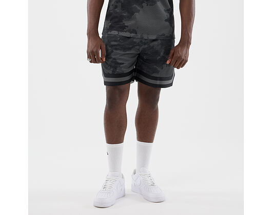 Kraťasy New Era - Branded Print Mesh Shorts - Black