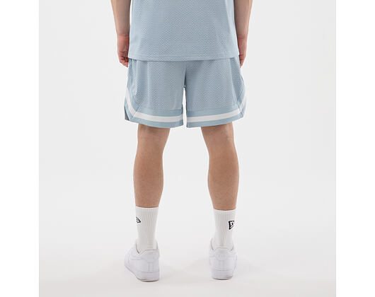Kraťasy New Era - Branded Oversized Mesh Shorts - Sky Blue