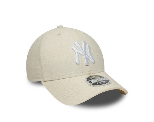 Kšiltovka New Era - MLB Linen 9FORTY M-CROWN - NY Yankees - Stone