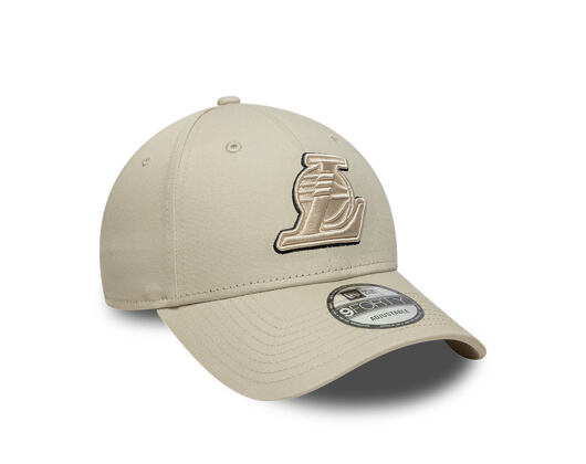 Kšiltovka New Era - NBA Team Outline 9FORTY - LA Lakers - Stone / Black