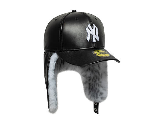 Kšiltovka New Era - MLB Image Drop Faux Fur Dog Ear 59FIFTY - NY Yankees - Graphite