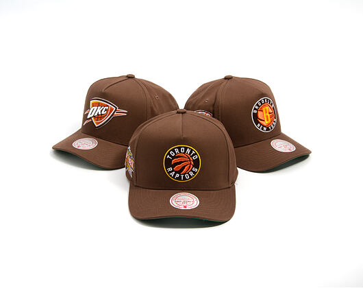 Kšiltovka Mitchell & Ness - NBA - Chestnut Peak - Toronto Raptors - Brown