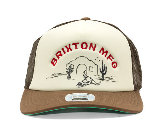 Kšiltovka Brixton - Desert Leisure C Np Mp Trucker - Pinecone Brown/Whitecap