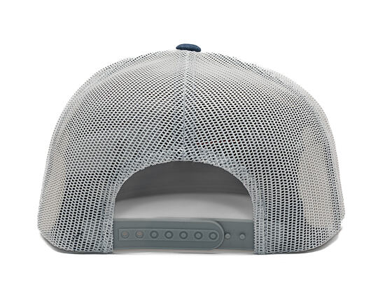 Kšiltovka Brixton - Oath Mp Trucker Hat - Blue Chambray/White