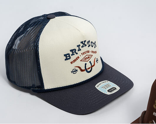 Kšiltovka Brixton - Beekman C Np Mp Trucker Hat - Off White/Navy
