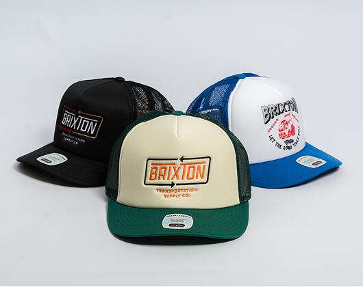 Kšiltovka Brixton - Caldwell Np Hp Trucker Hat - Primal Green/Whitecap/Primal G