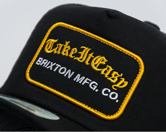 Kšiltovka Brixton - Take It Easy C Np Mp Trucker - Washed Black