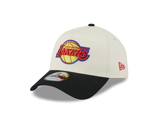 Kšiltovka New Era - NBA Thermal Vision 9FORTY A-Frame - LA Lakers - Chrome White
