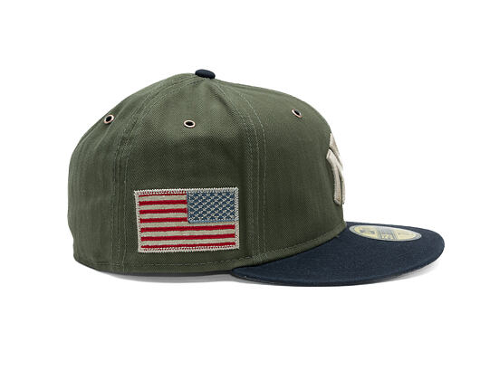 Kšiltovka New Era - MLB Three Looms "American Herringbone" 59FIFTY - NY Yankees - Team Color