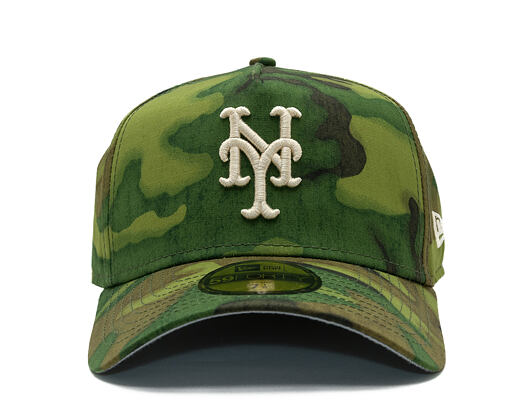 Kšiltovka New Era - MLB Ripstop Camo 59FORTY - NY Mets - Woodland Camo