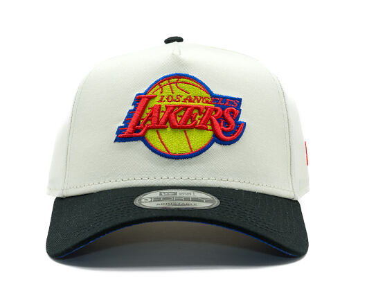 Kšiltovka New Era - NBA Thermal Vision 9FORTY A-Frame - LA Lakers - Chrome White