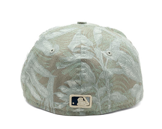 Kšiltovka New Era - MLB Three Looms "Leafy Palm" 59FORTY A-Frame - Detroit Tigers - Stone