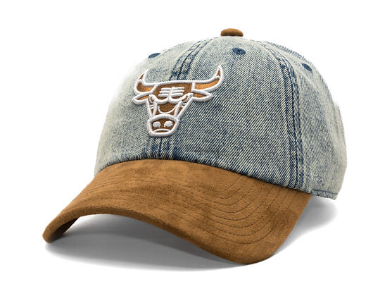 Kšiltovka Mitchell & Ness - Den Suede Strapback - NBA - Chicago Bulls - Blue
