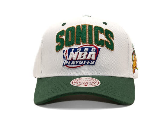 Kšiltovka Mitchell & Ness - Post Season Hwc - NBA - Seattle Supersonics - White