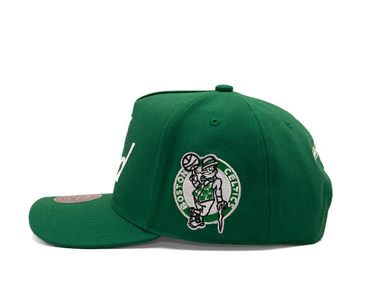 Kšiltovka Mitchell & Ness - Player Script Hwc - NBA - Boston Celtics - Larry Bird - Green