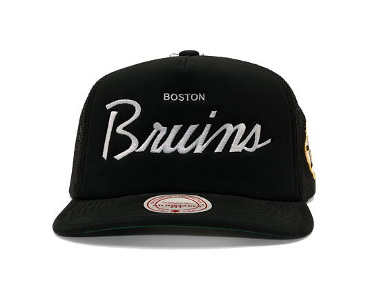 Kšiltovka Mitchell & Ness - Head Coach Trucker - NHL - Boston Bruins - Black