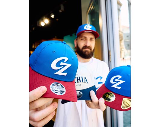 Kšiltovka New Era - Team Core Stretch-Snap 9SEVENTY - Baseball Czechia - Blue