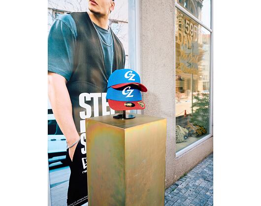 Dětská Kšiltovka New Era - Team Core M-CROWN 9FORTY - Baseball Czechia - Navy / Red
