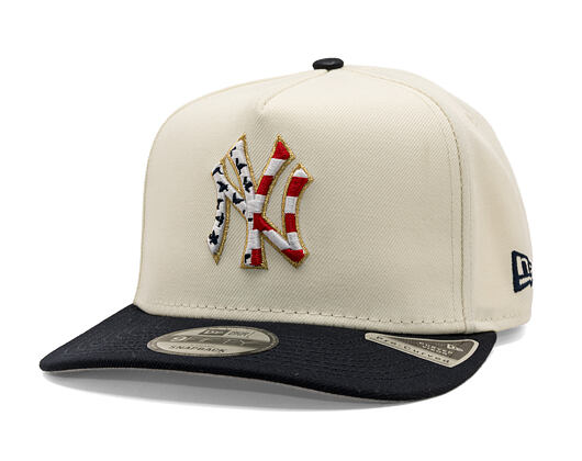Kšiltovka New Era - MLB "American Flag" 9FIFTY - NY Yankees - Chrome White