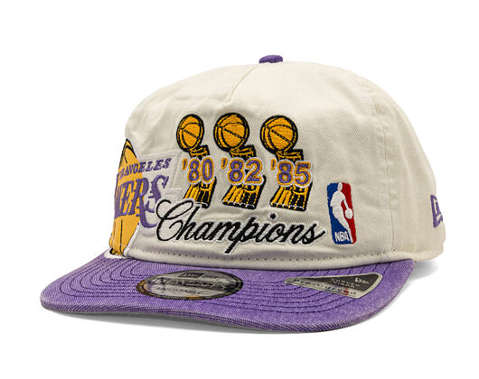 Kšiltovka New Era - NBA "Hardwood Classic Champions" 19TWENTY - LA Lakers - Chrome White / Team Colo