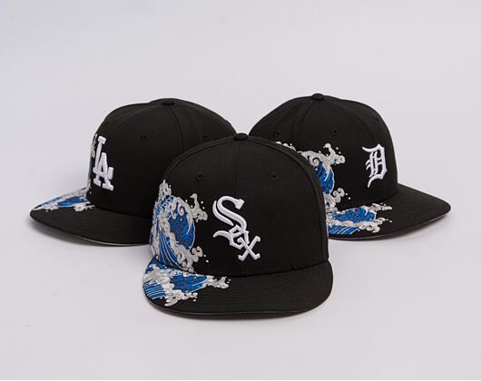 Kšiltovka New Era - MLB "Tidal Wave" 59FIFTY - Chicago White Sox - Black