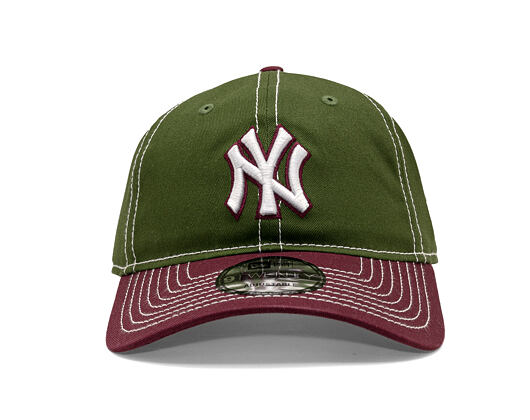 Kšiltovka New Era - MLB "Seasonal 2 Tone" 9TWENTY - NY Yankees - Green / Burgundy