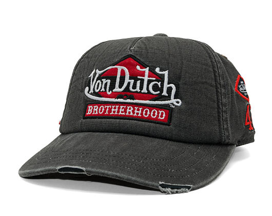 Kšiltovka Von Dutch - Baseball Cap - Brotherhood Patch - Black