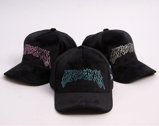 Kšiltovka Reflection Luxury New Angel Cap - Black Baby Blue Script