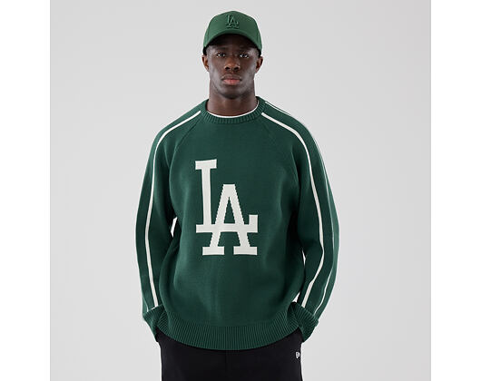 Svetr New Era - MLB Knit Sweater - LA Dodgers - Cilantro Green