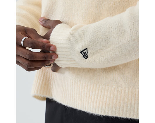 Svetr New Era - Branded Knit Sweater - Cream
