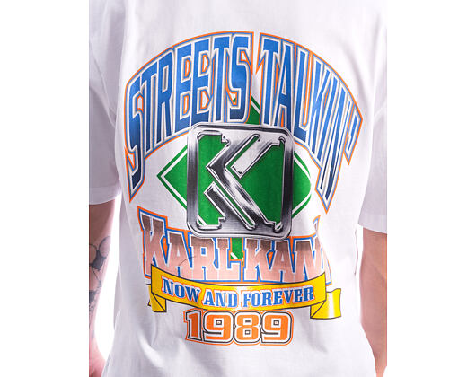Triko Karl Kani - Baseball Oversized T-Shirt - White