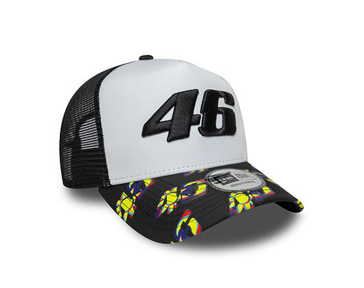 Kšiltovka New Era - Print Visor 9FORTY A-Frame Trucker - Black