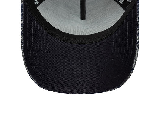 Kšiltovka New Era - F1 Pattern Denim 9FORTY A-Frame Trucker - RED BULL F1 - Navy Blue