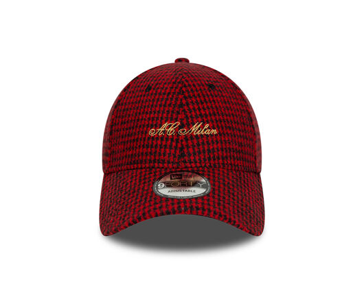 Kšiltovka New Era - Houndstooth 9FORTY - AC MILAN - Black