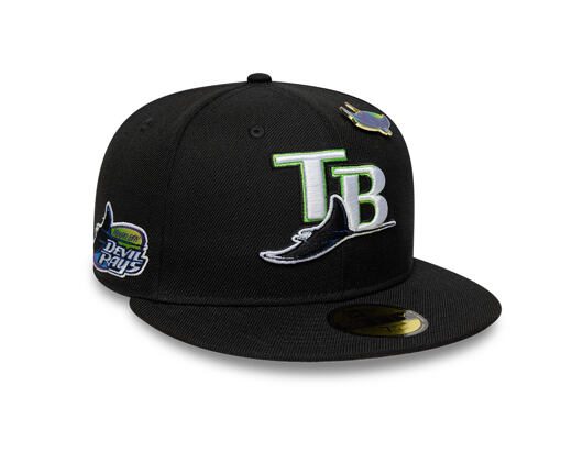 Kšiltovka New Era - MLB IMAGE DROP 59FIFTY - Tampa Bay Rays - Black