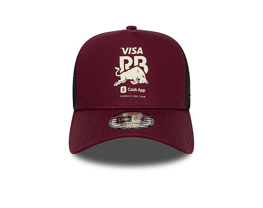 Kšiltovka New Era - F1 Seasonal 9FORTY A-Frame Trucker - Visa Cash App RB - Burgundy