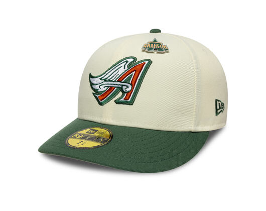 Kšiltovka New Era - MLB Cooperstown Pin 59FIFTY - Anaheim Angels - Cilantro Green / Cream